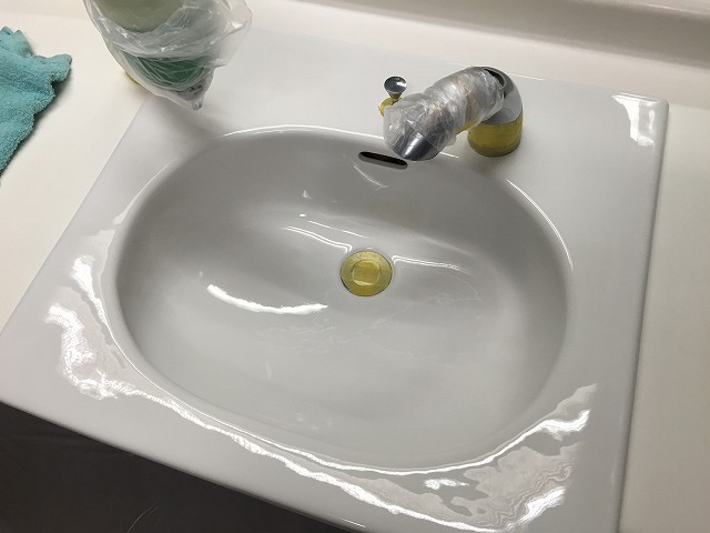 衛生陶器コーティング後